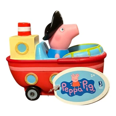 Peppa Pig Free Wheelin Friends George en barco pirata coche de carreras juguete NUEVO CON ETIQUETA Foto 1 de 4