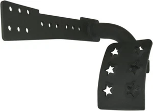 Rugged Tuff Dead Pedal Star JK Jeep Wrangler Metal Foot Rest Adjustable Step Pad - Picture 1 of 2