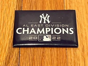 New York Yankees 2022 AL East Division Champions Postseason Playoffs SGA Magnet - Picture 1 of 2