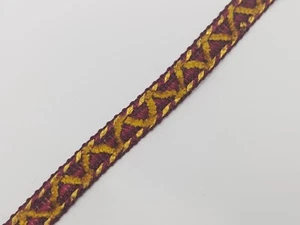 01 cm wide Braid Trim - 17 to 23 Yards - Edging Border Sew Crafts Jacquard BTU55 - Picture 1 of 12