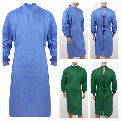 Unisex Medical Cotton Surgical Gowns Trousers Hospital Scrubs Uniform Lab Coat • 29.22£