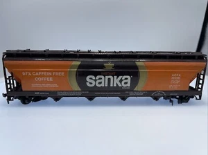 Tyco Instant SANKA COFFEE Advertising Hopper HO Scale Model Train Insert No Box - Picture 1 of 22