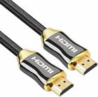4K HDMI CABLE 2.0 HIGH SPEED WITH ETHERNET BRAIDED LEAD 2160P 3D HDTV