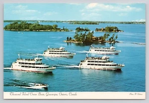 Thousand Island Kreuzfahrtboote Gananoque Ontario Kanada Postkarte - Bild 1 von 2