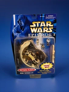NEW Wattos Deal Star Wars Episode 1 Action Fleet Mini Scenes #7 1999 Figure Set - Bild 1 von 9
