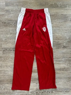 Adidas Indiana Hoosiers Pantalones de Práctica Atlética Climawarm IU Cremalleras al Tobillo S Foto 1 de 4