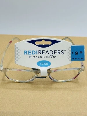 Очки для чтения Magnivision RediReaders + 2,00 многоцветная оправа RR54 54201N - Изображение 1 из 3