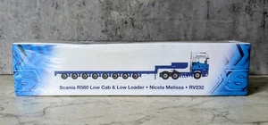 Atlas World Of Stobart Rail 1/76 Scania R560 Low Cab & Tieflader Nicola RV232 - Bild 1 von 7