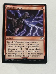 Thunder Magic - Final Fantasy #0165 MTG Magic The Gathering Regular - Bild 1 von 2