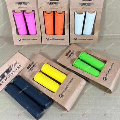 GT MTB Bicycles Super Soft Krayton Rubber Handle Grips Multicolor Free Shipping - Image 1 of 4