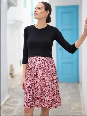 Vestido Top Tejido Desmontable Estampado Rojo Serafina Maternidad Enfermería 2 en 1 Talla 12 Foto 1 de 4