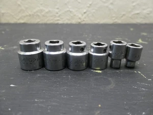Mac Tools USA 6pc Mix Shallow Sockets X6 20mm X6 18mm X6 8mm X226 11/16 XM16 XM7 - Picture 1 of 5