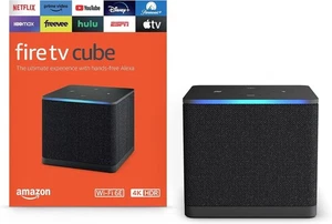 Amazon Fire TV Cube 3rd Gen 4K Ultra HD Streaming Player with Alexa and Wi-Fi 6E - Picture 1 of 6