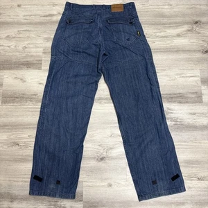 AGV Dupont Kevlar Shadow Denim Motorcycle Pants Riding Blue Jeans Mens 36x36 - Picture 1 of 11