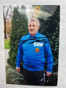 Autogramm JOACHIM FRITSCHE-Nationalspieler DDR- 1.Lok Leipzig-signed Echtfoto - Picture 1 of 3