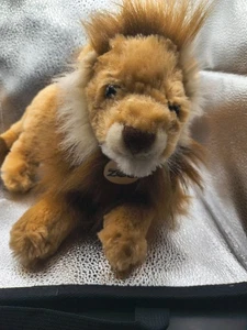 Wild Republic liegender Löwe männlich Erwachsener 12 Zoll Plüsch Fort Wayne Kinderzoo - Bild 1 von 7