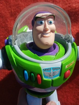 Disney Toy Story 12" Talking Buzz Lightyear Action Figure WORKS ThinkWay Toys - Image 1 of 4