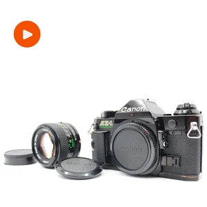 [ N.MINT ] Canon AE-1 Program 35mm Film Camera NEW FD 50mm f/1.4 Lens From JAPAN - Picture 1 of 19