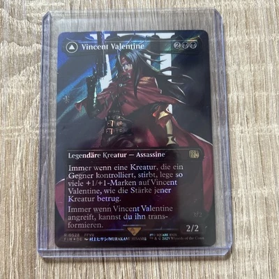 MTG Final Fantasy, SURGE FOIL Vincent Valentine, Deutsch NM - Bild 1 von 4