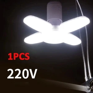 Plastic Fan-Shaped LED Bulb White Ceiling Lighting LED Light Bulb Garage - Picture 1 of 8
