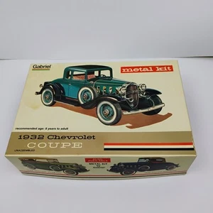 GABRIEL/HUBLEY 1932 Chevrolet Coupe Metal Die Cast Model Kit #4862 NEW In Box - Picture 1 of 7