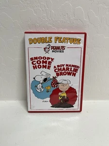 Peanuts Double Feature 2 DVD Set: Snoopy Come Home and A Boy Named Charlie Brown - Foto 1 di 7