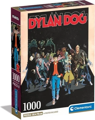Clementoni Puzzle 1000 Pz Dylan Dog 39818 - Immagine 1 di 4
