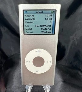 Apple iPod Nano 2da Generación Plateado 2 GB Número de Modelo A1199 MA477LL - Imagen 1 de 4