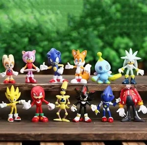 Juego de figuras Sonic 12 uds. 6cm - Juguete de acción Chibi Figuras - Knuckels Tails - Imagen 1 de 2