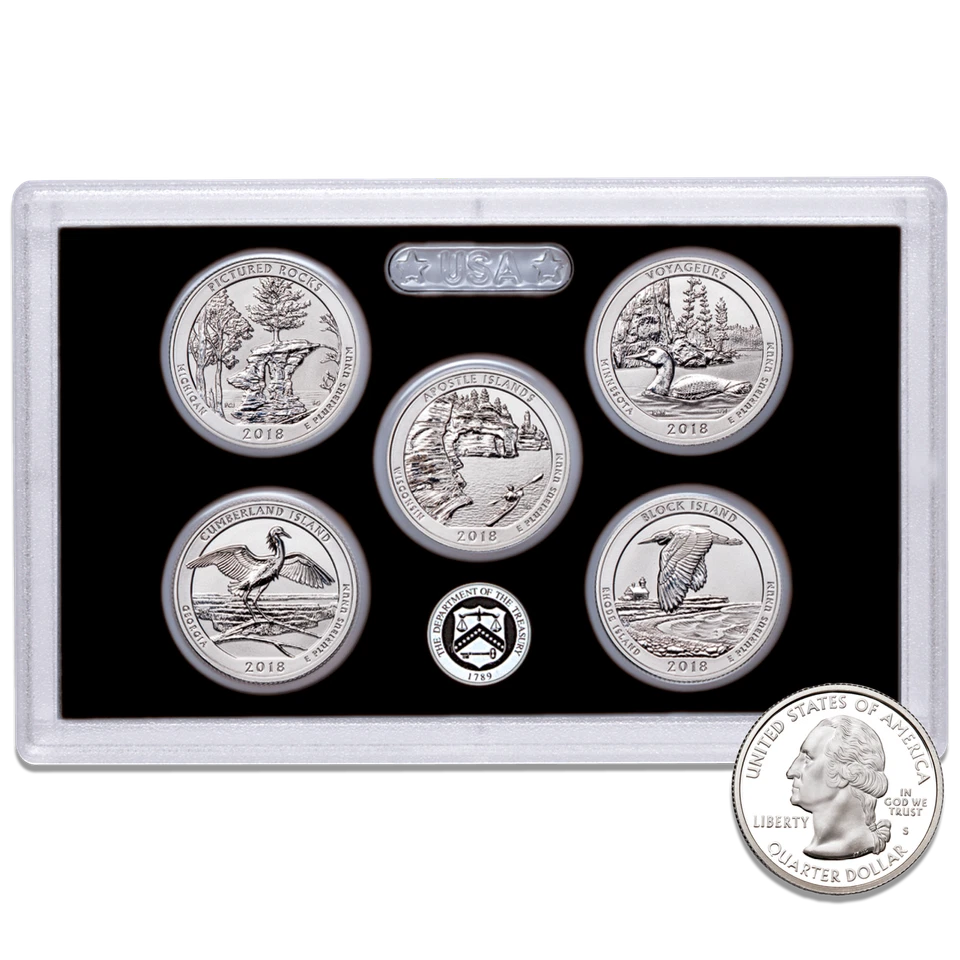 2017-S Silver Comm 25C Prf Set (5) - Image 1 of 1