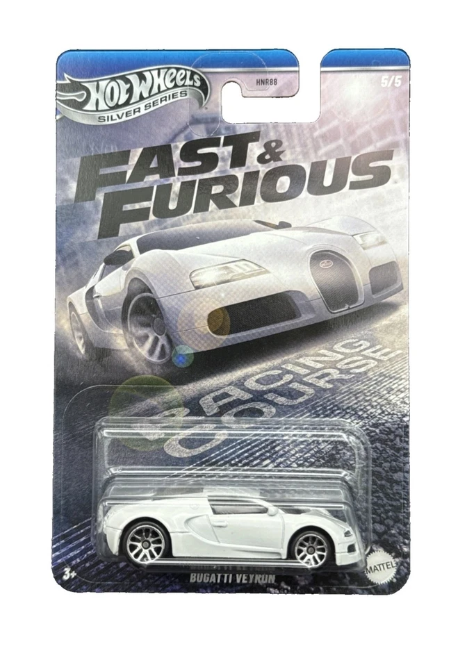 Hot Wheels Fast & Furious Bugatti Veyron Silver Series Coche 1/64 Vehículo de Juguete NUEVO Foto 1 de 1