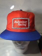 NASCAR Budweiser Racing Snapback Hat Bill Elliot 11 Snapback  Driver red Vintage