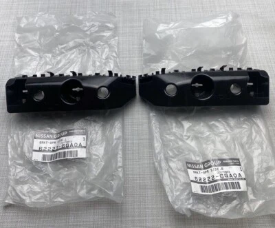 Nissan Genuine OEM BRACKET-FRONT BUMPER SIDE,RH & LH SET For 370Z Z34 - Image 1 of 4
