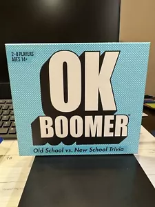 New - Pressman Toy OK Boomer: Old School Vs New School Trivia Game Goliath - Picture 1 of 4
