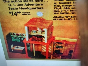 Hasbro GI JOE Adventure Team Headquarters 1972 unvollständig OVP 1 EA - Bild 1 von 2