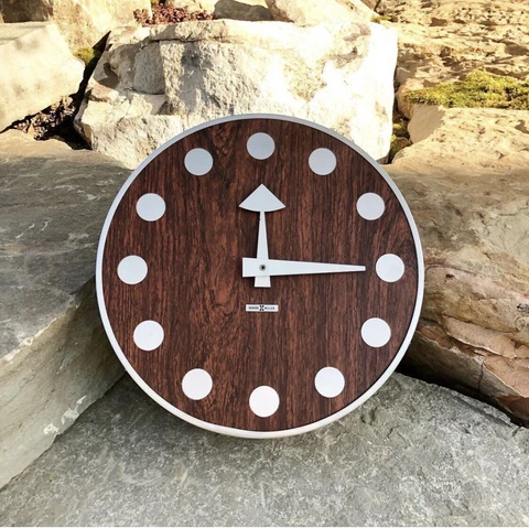 Arthur Umanoff Howard Miller George Nelson Mid Century Modern Rosewood Clock Cover