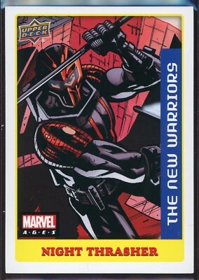 2020 Upper Deck Marvel Ages Premium Parallel Night Thrasher #97 Stickers - Image 1 of 2