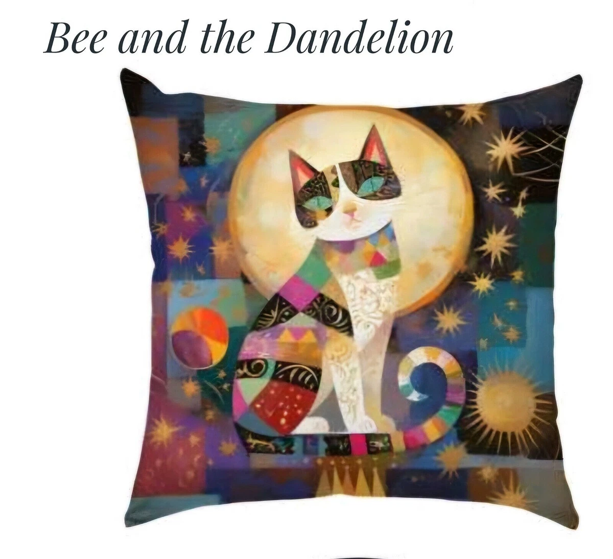 18x18" Cushion Pillow Cover - Vintage Animal Camera Cat Owl Astronaut Print Home Decor