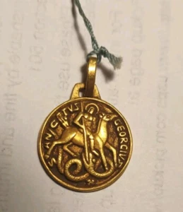 Modernist Fernand PY Metal Medal Art Deco Religion Medal Free Shipping - Picture 1 of 1