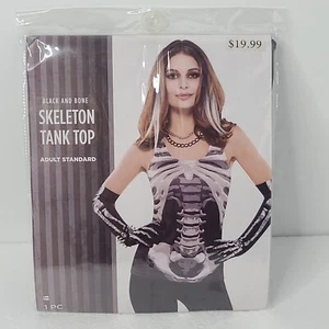Black and Bone Damen Skelett Tank Top Erwachsene Standardgröße bis 8 Neu - Bild 1 von 4