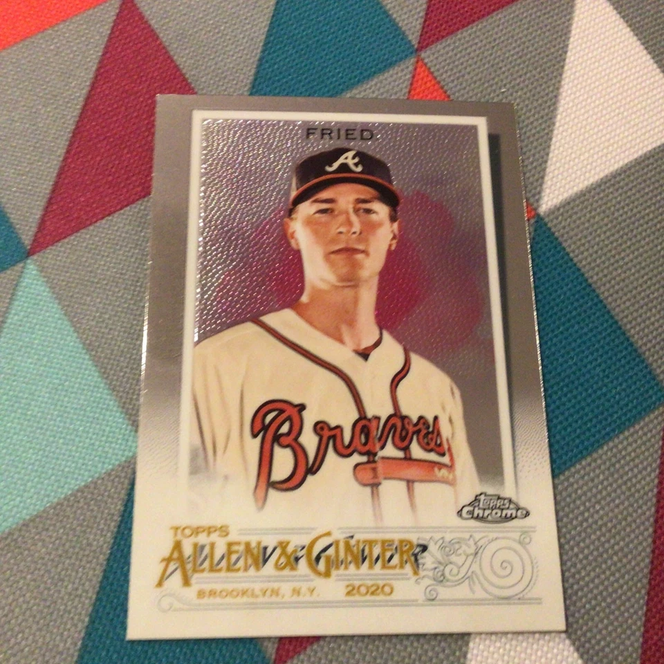 Max Fried #94 Braves Ace 😀 (base card) 2020 Topps Chrome Allen & Ginter - Image 1 of 1