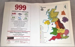Original Retro British Telecom (BT) Card Phone Book Interior (Approx '87 - '88) - Picture 1 of 4