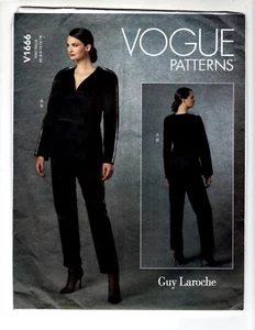 Vogue V1666 Size 6-14, Misses Jacket and Pants Uncut F/F - Picture 1 of 4