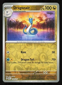 Dragonair 158/197 Reverse Holo Near Mint Pokemon TCG S&V Ossidiana Fiamme OBF - Foto 1 di 1