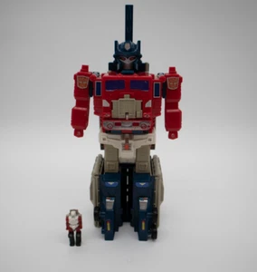 Transformers G1 Optimus Prime Powermaster 1988 Hasbro Vintage Hi-Q incompleto - Foto 1 di 10