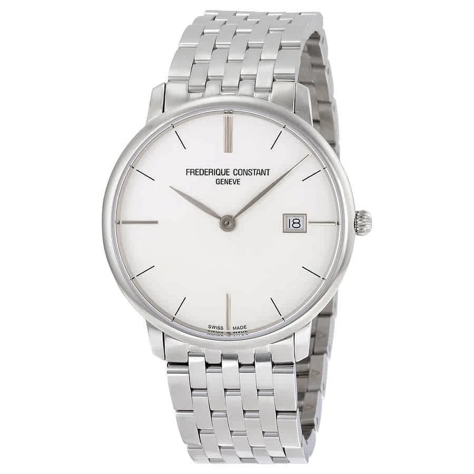 Frederique Constant Slimline Silver Dial Mens Watch FC-220S5S6B - Image 1 of 1