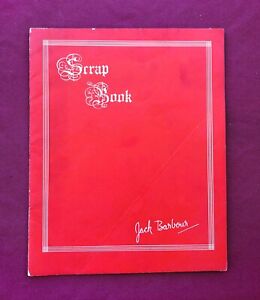 1936 JACK BARBOUR SCRAPBOOK ONE MANS FAMILY PROMO RADIO SHOW BOOKLET