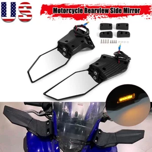 For Suzuki GSXR 600 1000 GSX1300R Swivel Wing LED Rear View Mirror Signal Light- - Picture 1 of 9