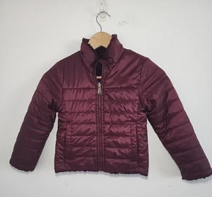 North Face Jacket Toddler burgundy Reversible Full Zip Pockets XXS (5) - Picture 1 of 9
