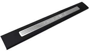 Front Door Sill Plate Right Side Black GMC Denali Script GMC Sierra 1500 Yukon - Picture 1 of 8